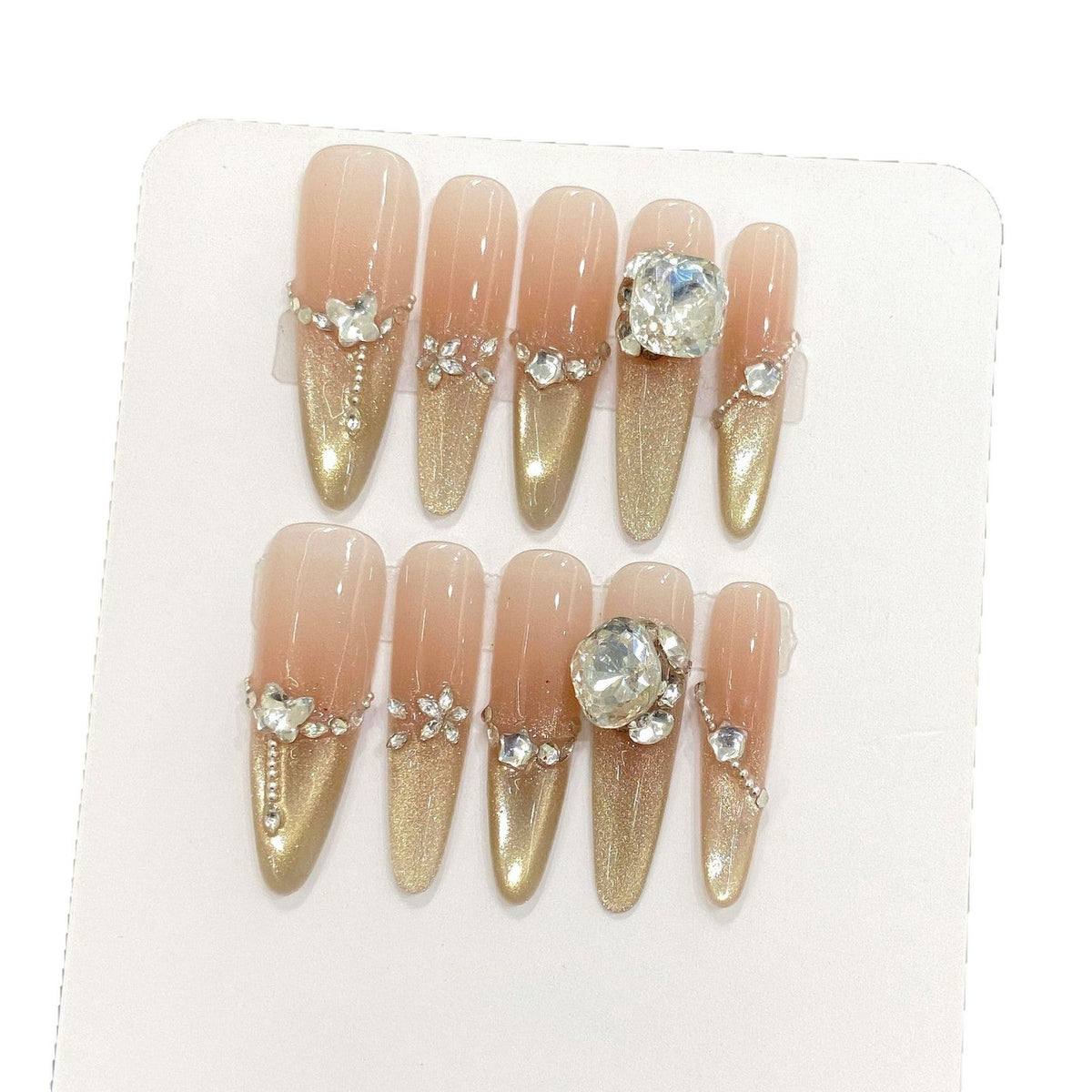 Glittering Press-On Nail Art Set
