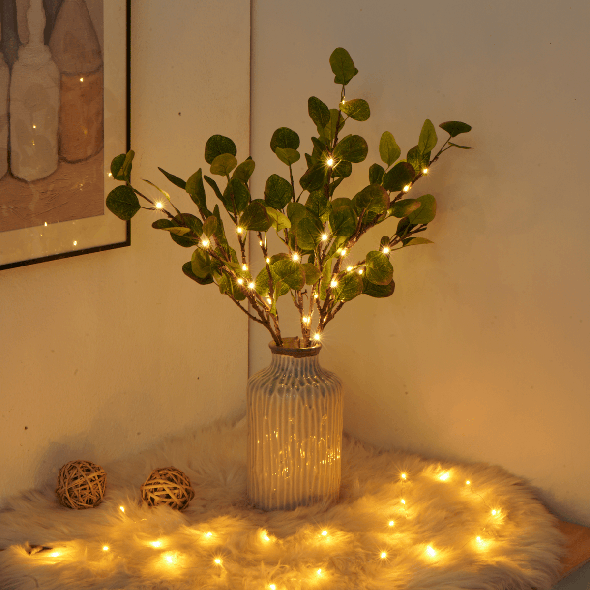 LED Fairy Light Olive Branch