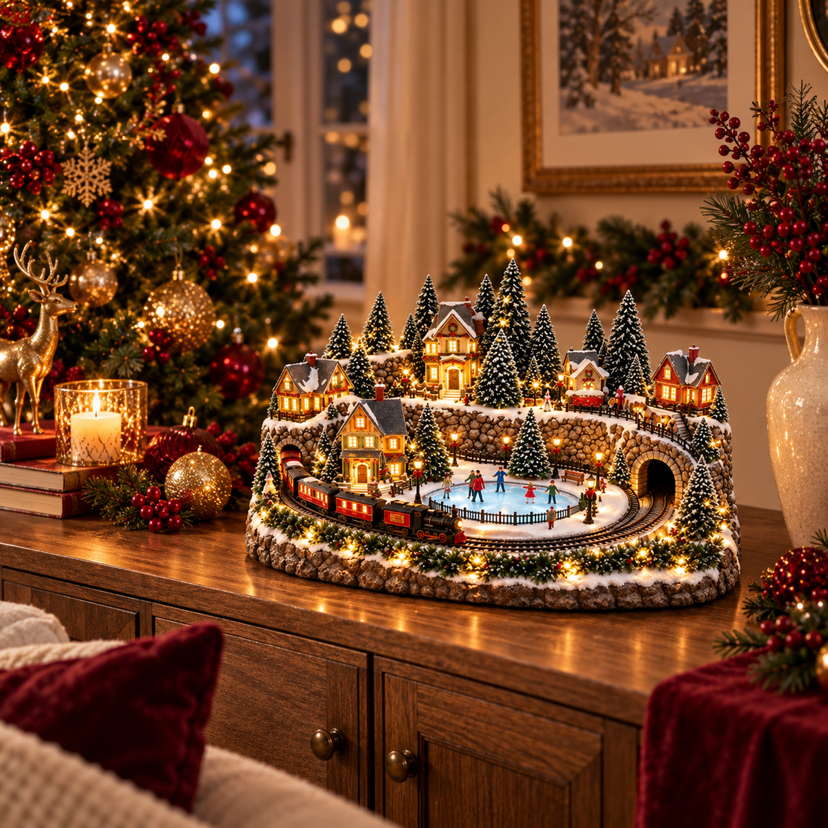 Magical Christmas Train & Skating Rink