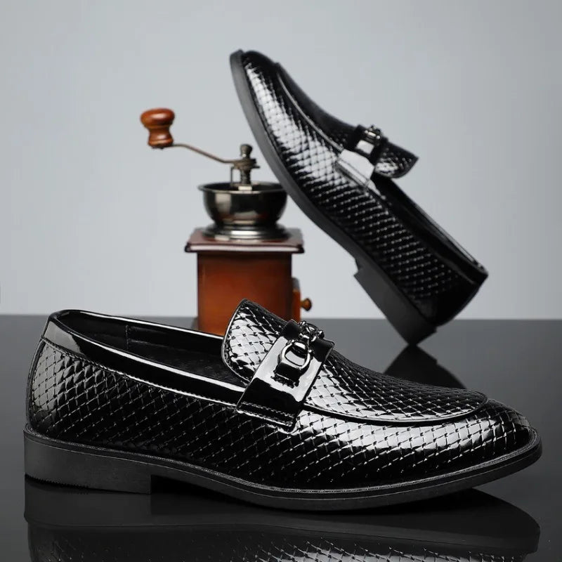 Men's Embossed Bit Loafers