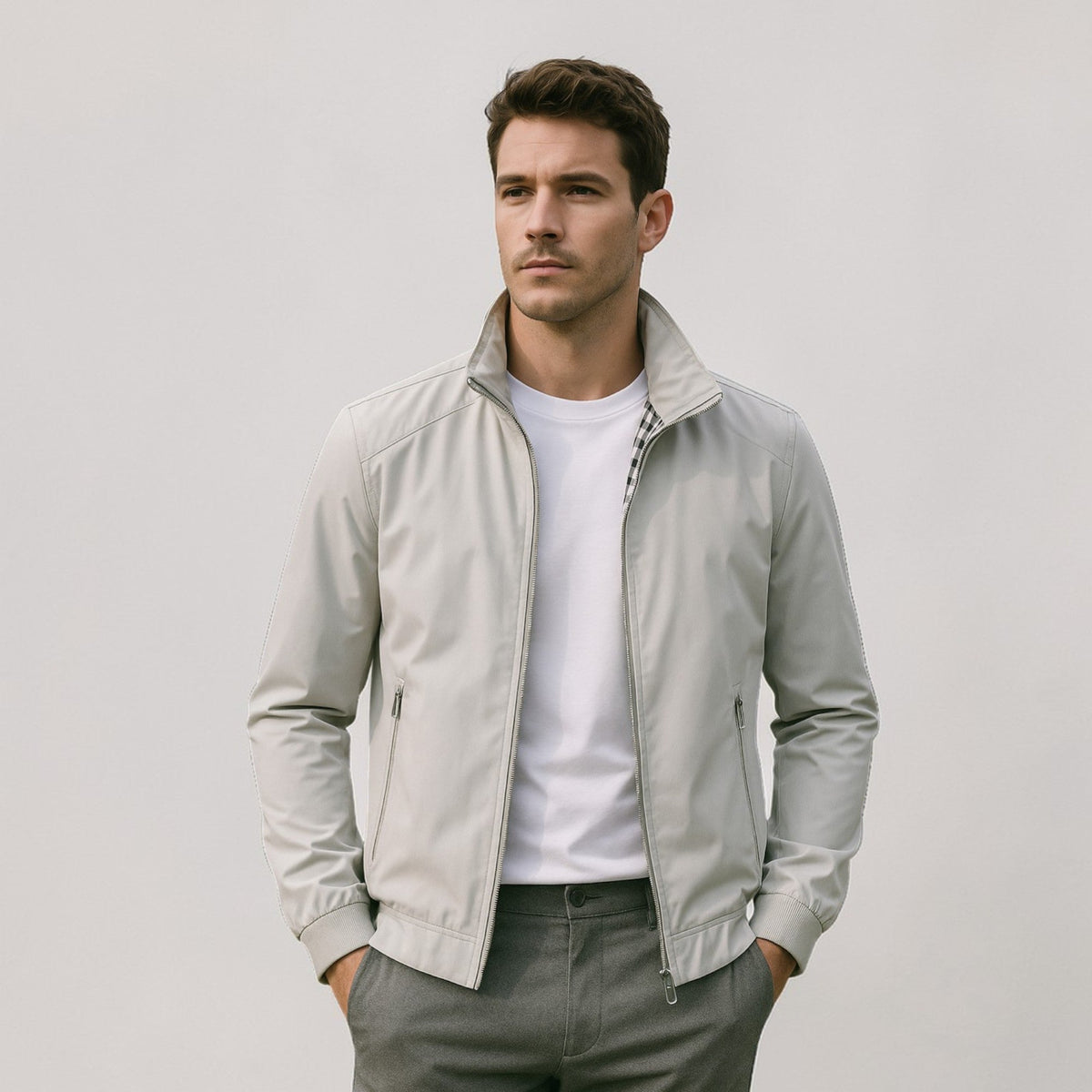 Men's Stylish Summer Jacket - Lightweight and Comfortable