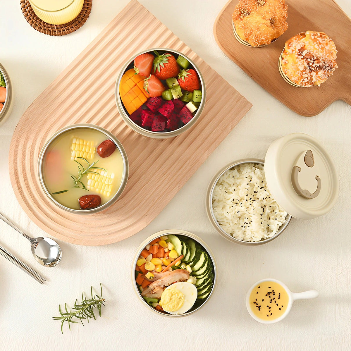 ThermoBox Lunch Box - Insulated Container - Practical & Safe