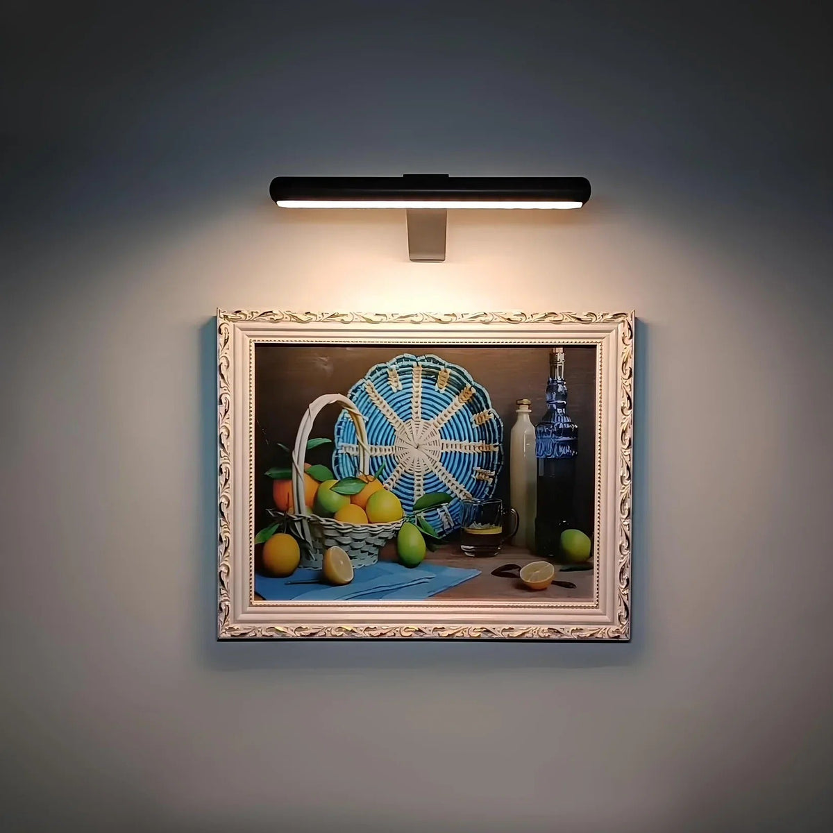 Wireless LED Picture Light – Rechargeable Wall Lamp with Remote & Adjustable Dimming