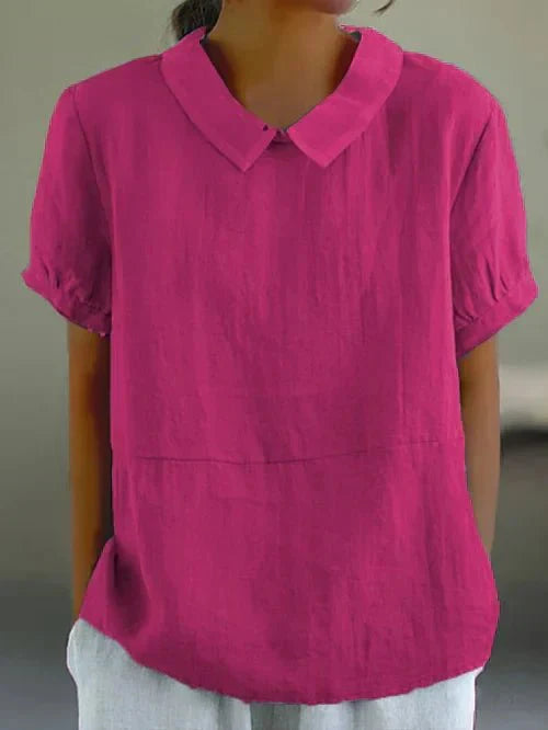 Women's Relaxed-Fit Linen Shirt