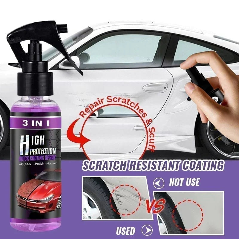 3-in-1 Quick Car Ceramic Coating Spray