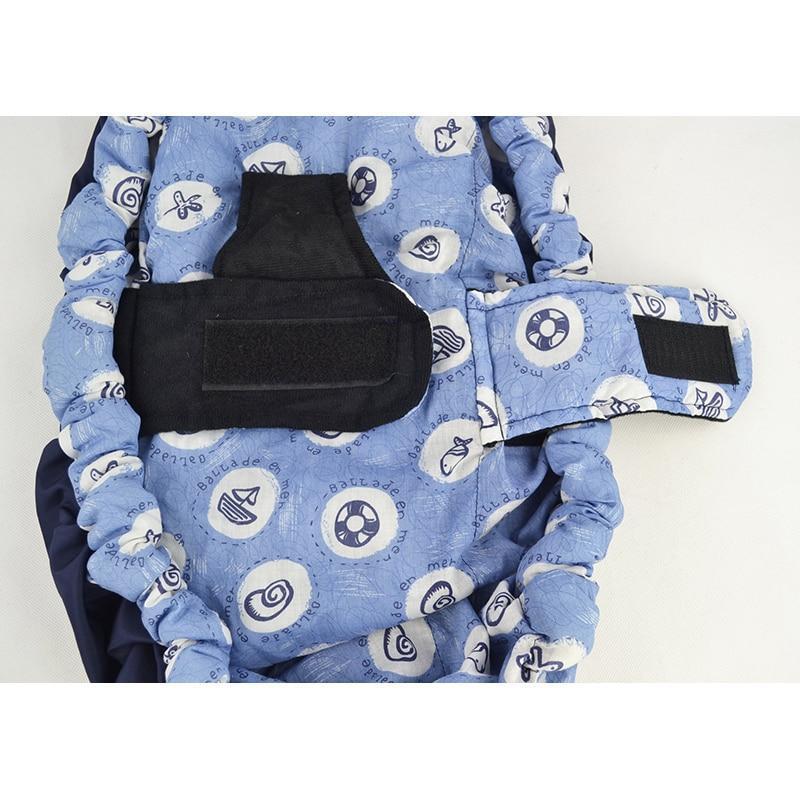 Adjustable Baby Carrier Wrap with Support Strap for Newborns and Infants up to 9 kg