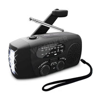 All-in-One Emergency Radio with Solar Power & Power Bank