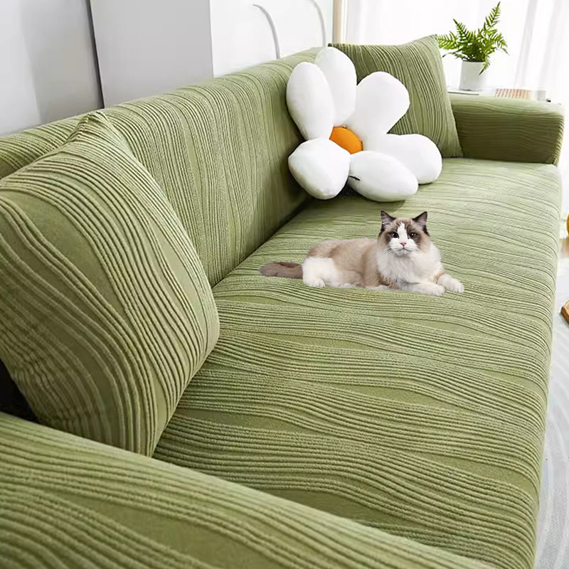 Anti-Scratch Stretch Jacquard Sofa Cover