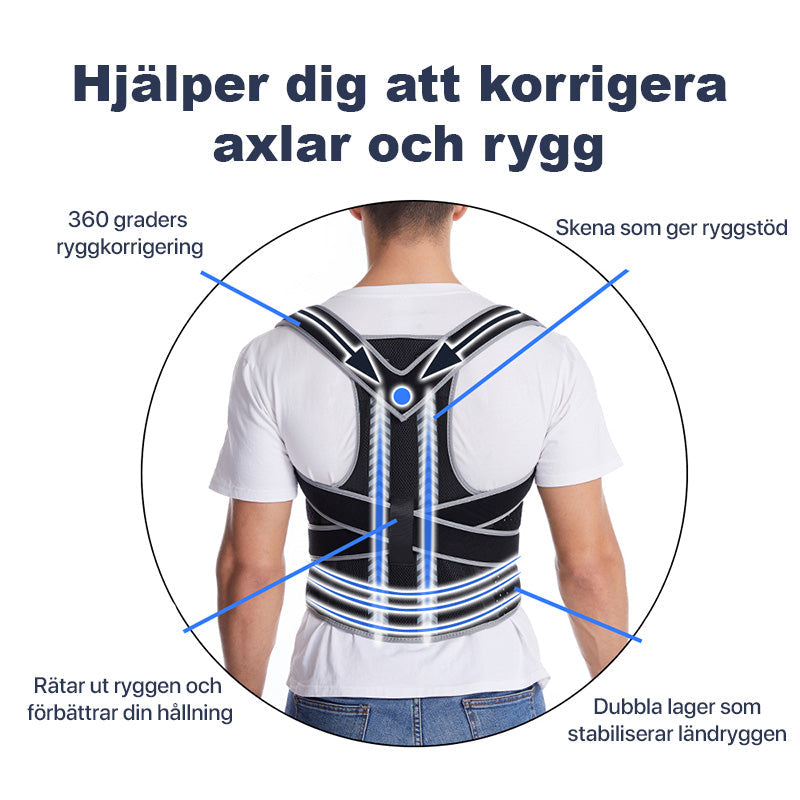 Back and Shoulder Posture Support Brace