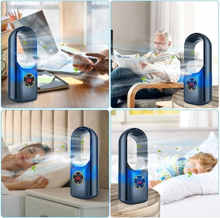 Bladeless Silent Portable Air Conditioner for Home and Office