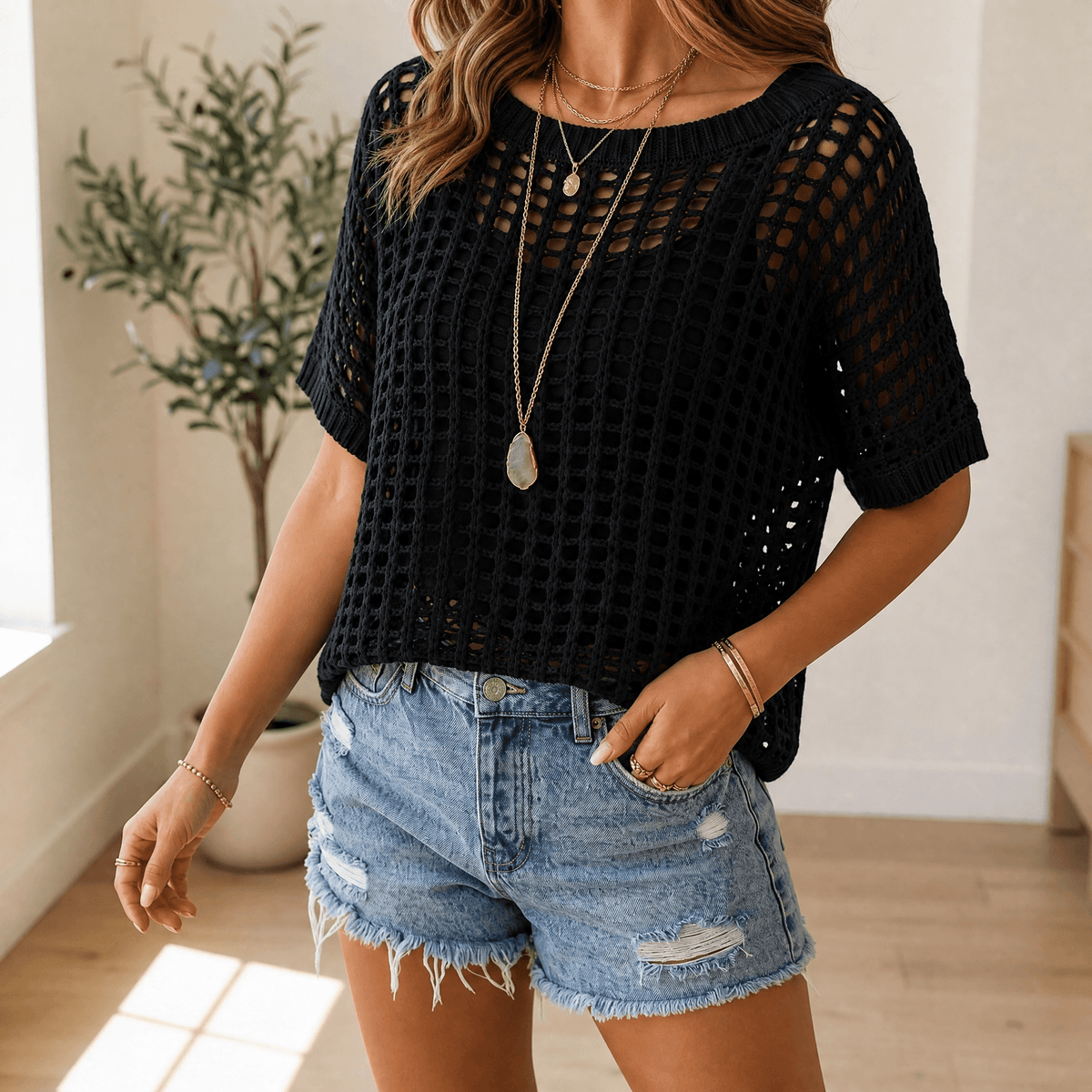 Breezy Open- Summer Top