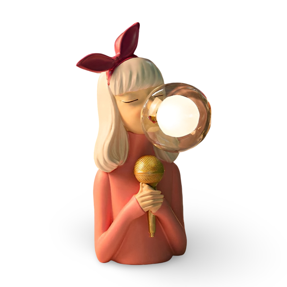 BubbleFairies Table Lamp – Enchanting Quartet Cartoon Girl Figurine Light