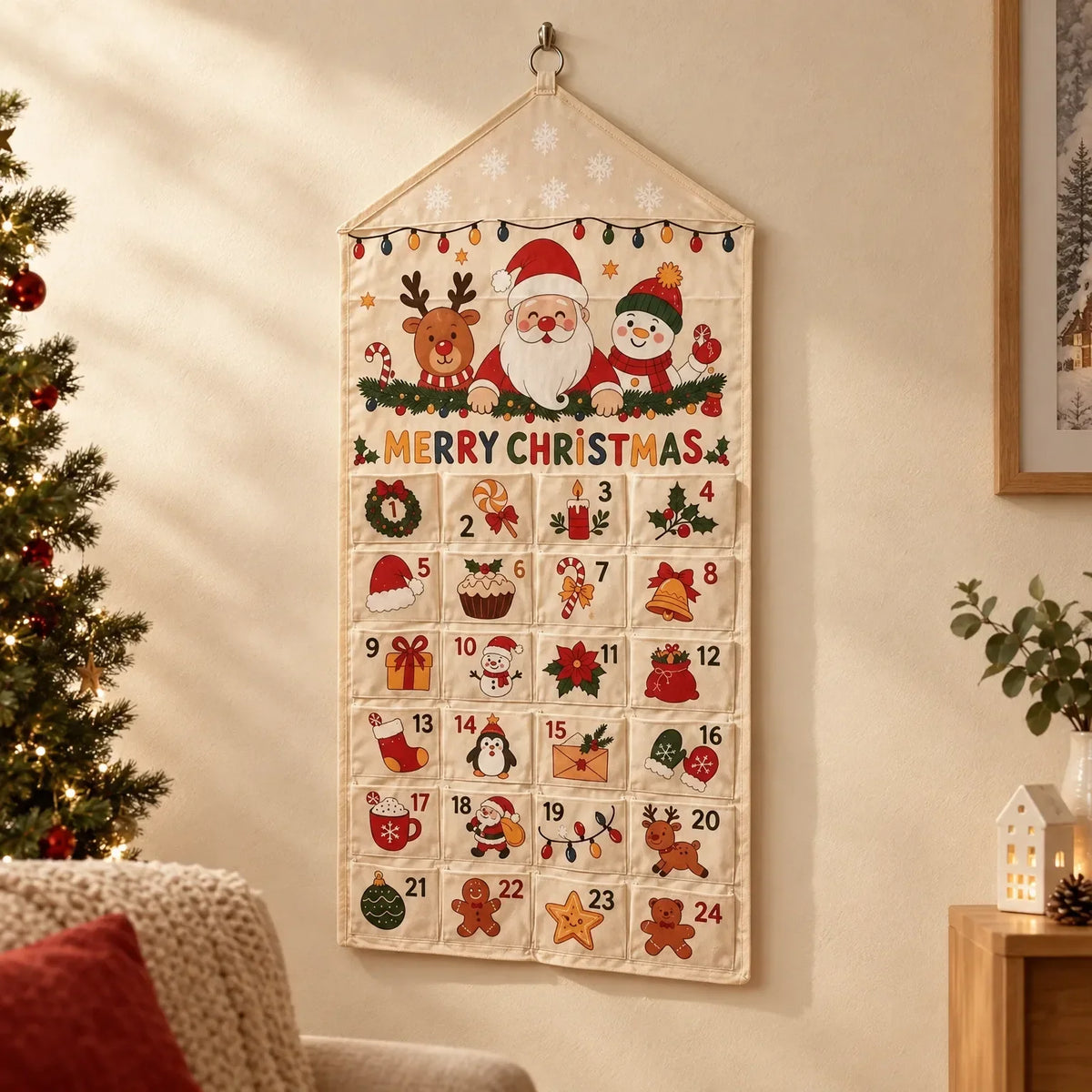 Canvas Wall Advent Calendar
