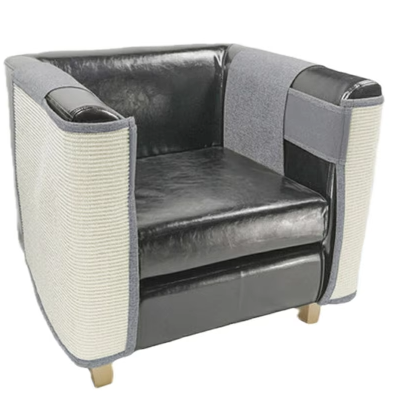 Cat Sofa Scratch Protector with Sisal Armrest Mat