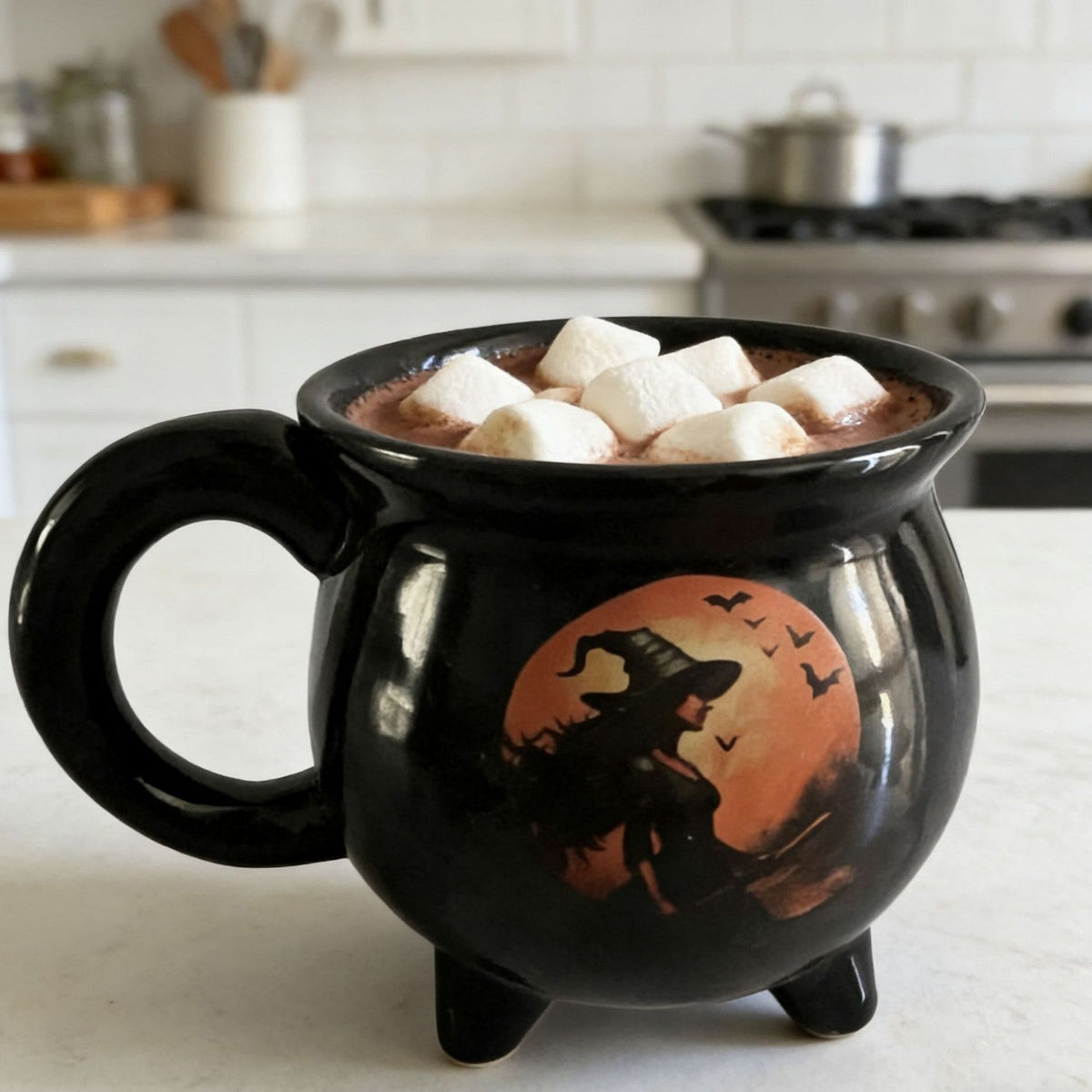Ceramic Cauldron Mug, 301–400 ml