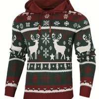 Christmas Reindeer Hooded Sweater