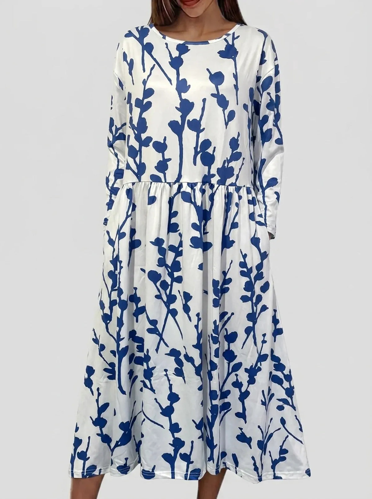 Coastal Floral Midi Dress