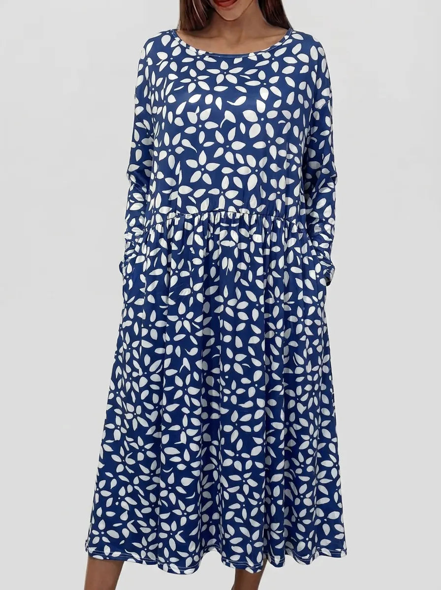 Coastal Floral Midi Dress