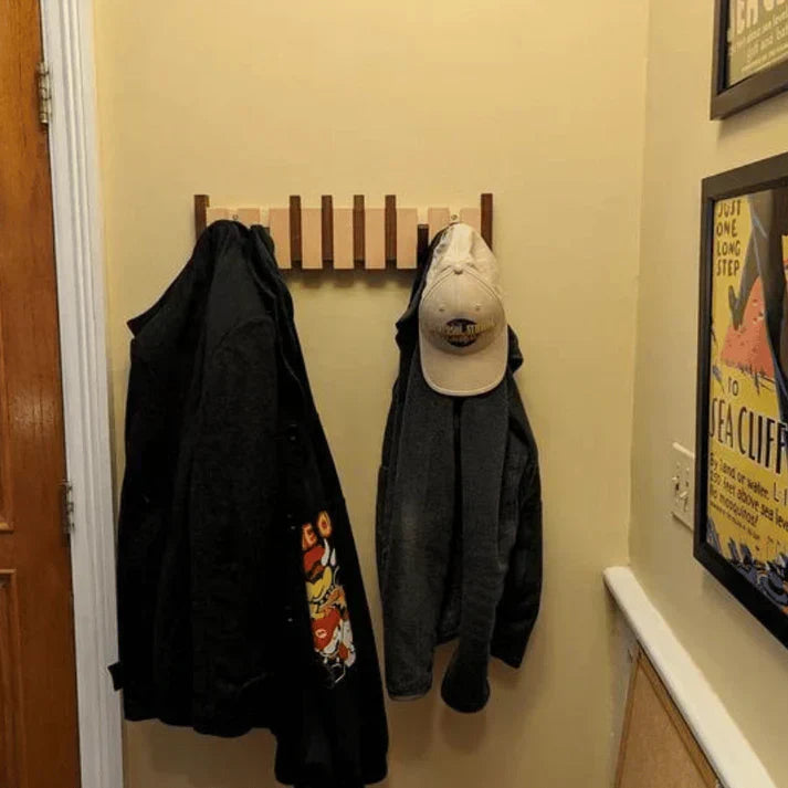 Coat Rack | Piano-Shaped Design | High-Quality Wood