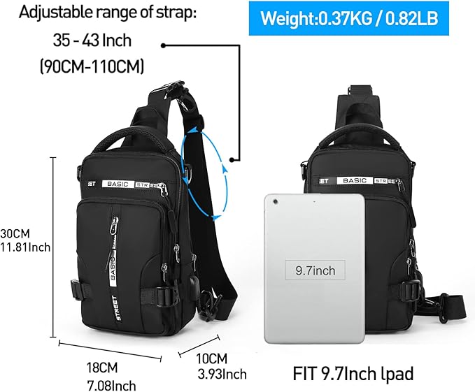 Compact Crossbody Sling Backpack