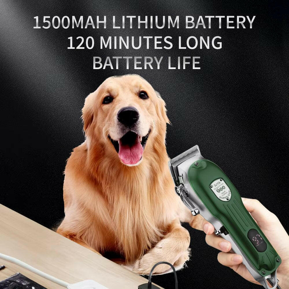 Dog Grooming Kit with Clippers and Scissors