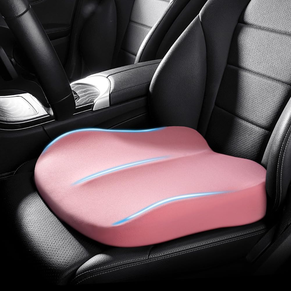 DriveUp Car Booster Cushion – Memory Foam Seat Riser for Extra Height & Driving Comfort