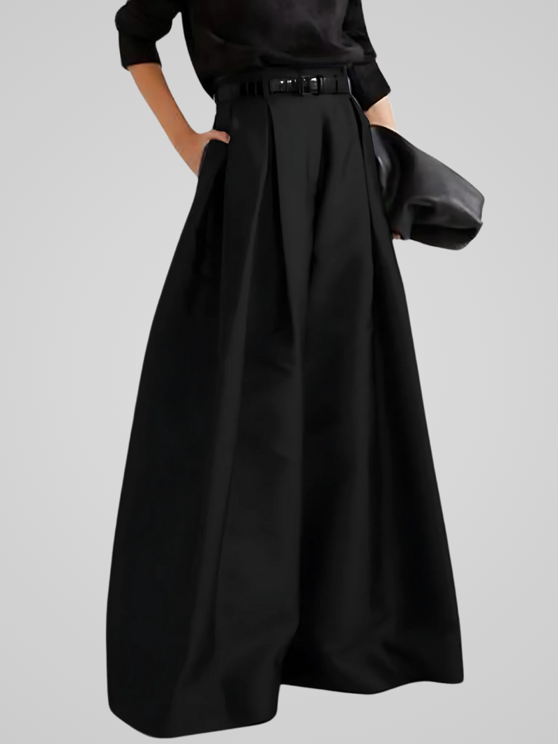 Elegant High-Waisted Maxi Culottes for Formal and Casual Autumn Occasions