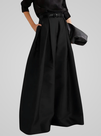 Elegant High-Waisted Maxi Culottes for Formal and Casual Autumn Occasions