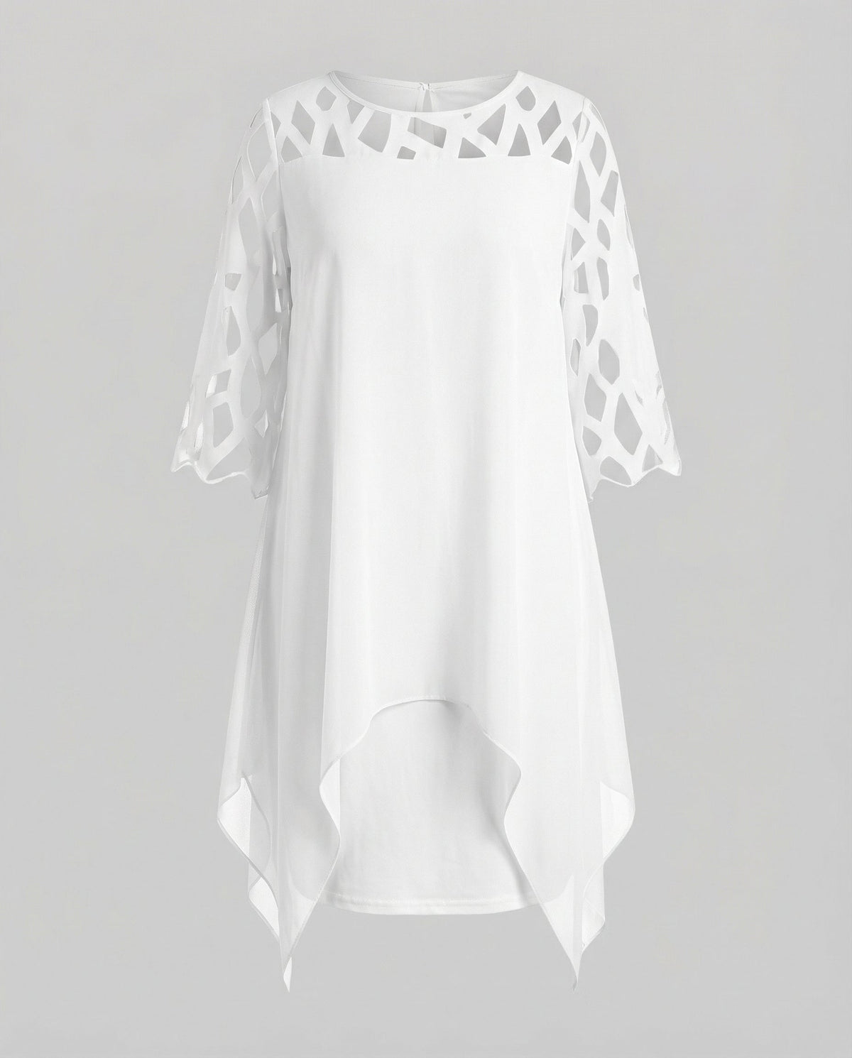 Elegant Plus Size Midi Dress