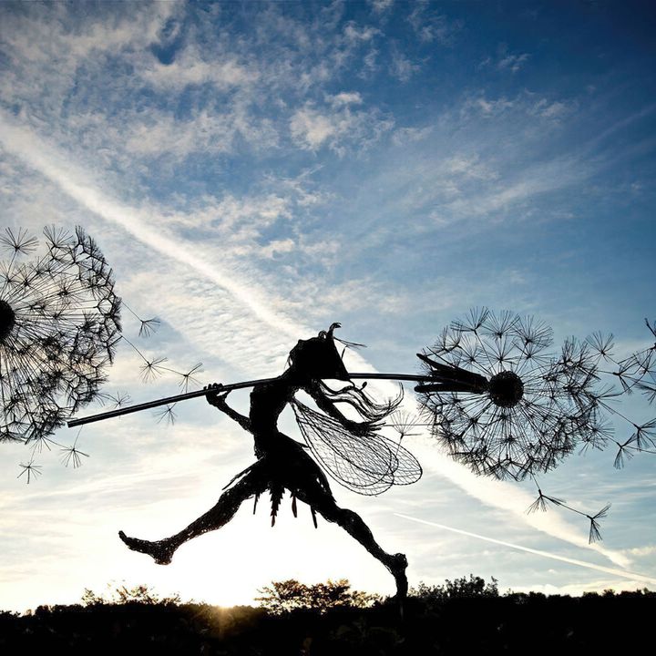 Enchanting Garden Statue: Fairy Decoration for Outdoors