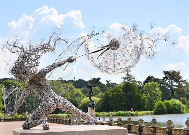 Enchanting Garden Statue: Fairy Decoration for Outdoors