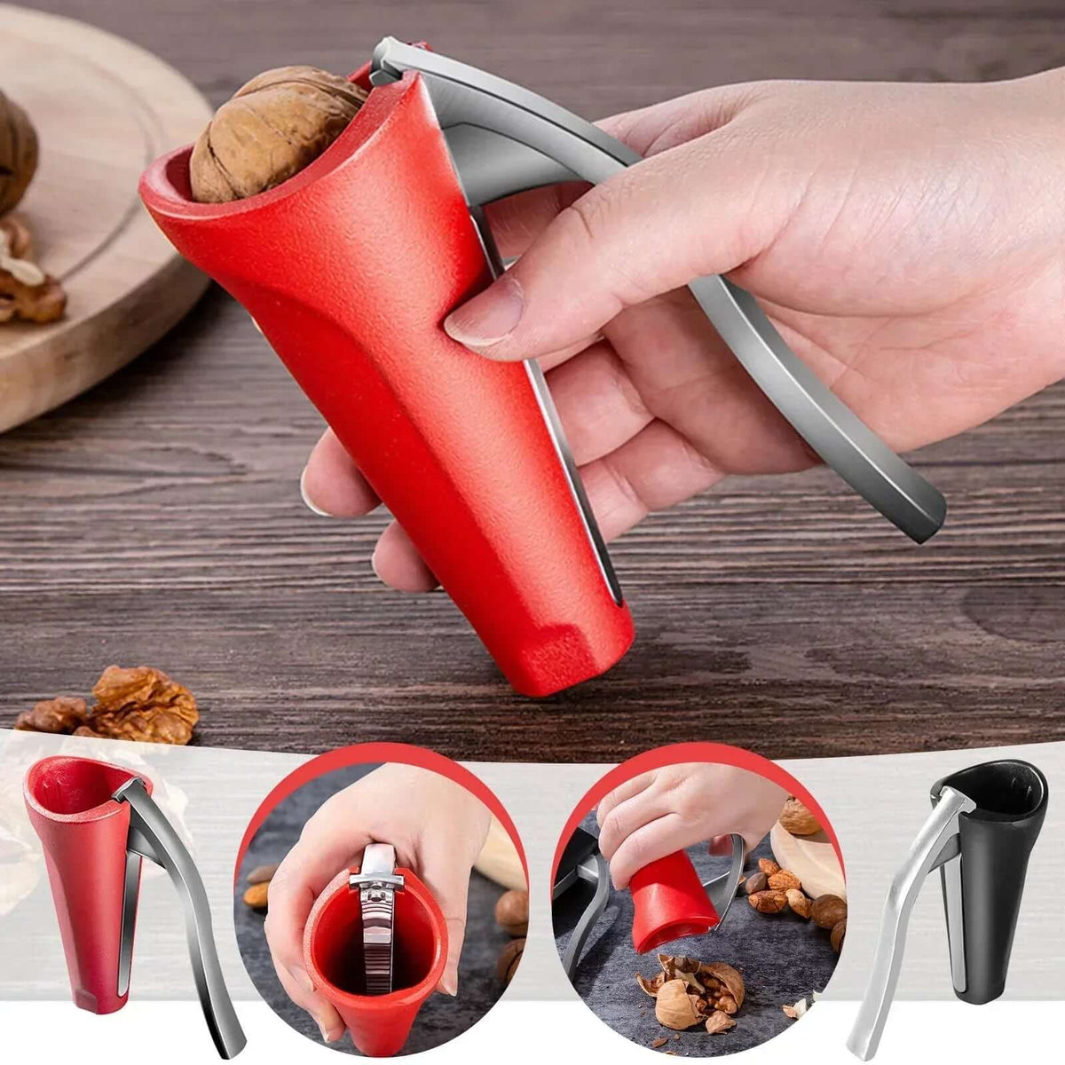 Ergonomic Nutcracker with Lever Mechanism