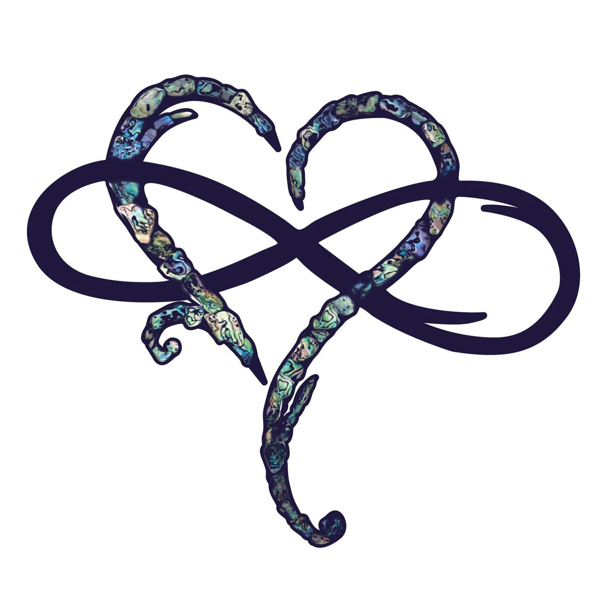 Eternal Love Wall Decor in Stainless Steel for Home
