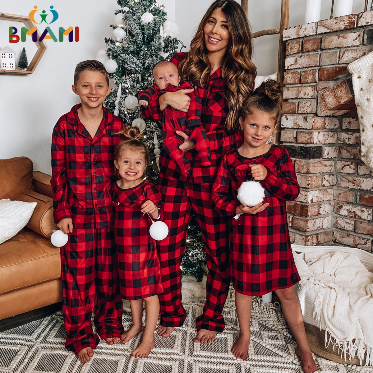 Family Christmas Matching Loungewear Sets