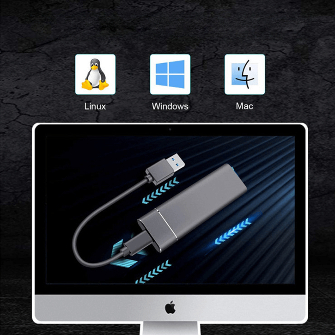 Fast Portable External Aluminium SSD