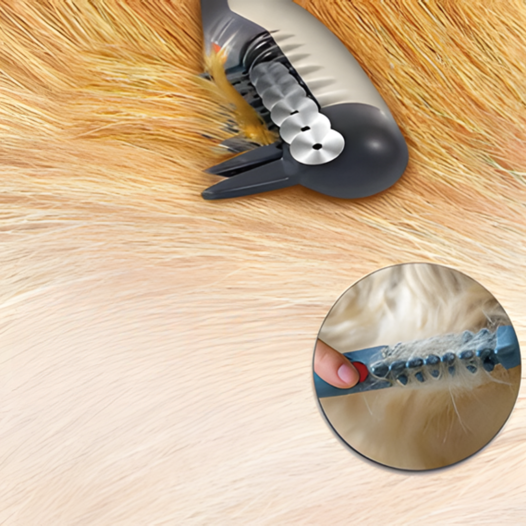 Fellona Knot-free Pet Trimmer | Pain-free Coat Care for Dogs & Cats | Suitable for All Coat Types