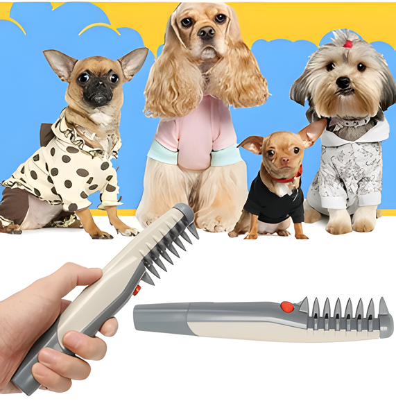 Fellona Knot-free Pet Trimmer | Pain-free Coat Care for Dogs & Cats | Suitable for All Coat Types
