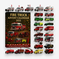Fire Truck Advent Calendar with 24 Toys
