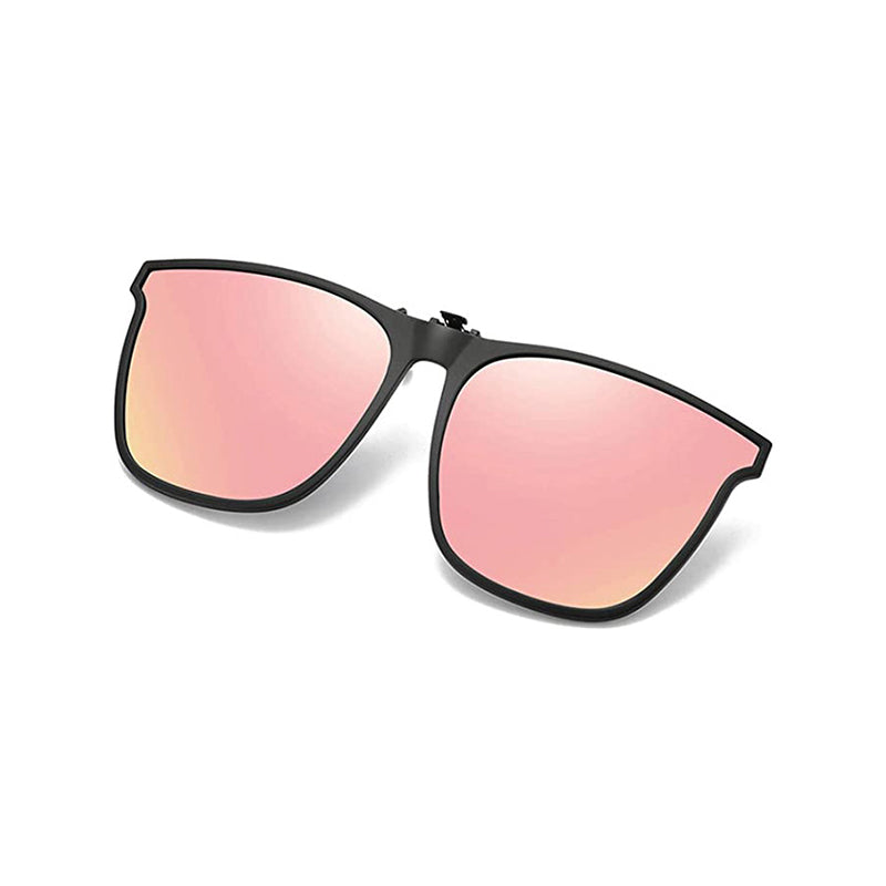 Flip-Up Polarized UV400 Clip-On Sunglasses for Prescription Glasses