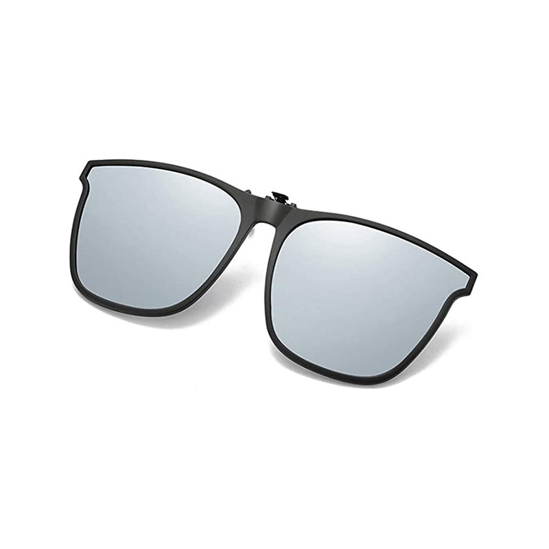 Flip-Up Polarized UV400 Clip-On Sunglasses for Prescription Glasses