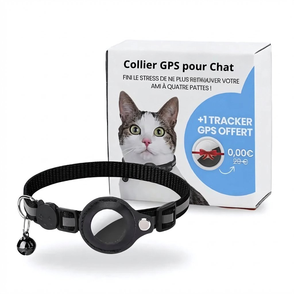 GPS Cat Collar with Real-Time Tracking and Safety Features