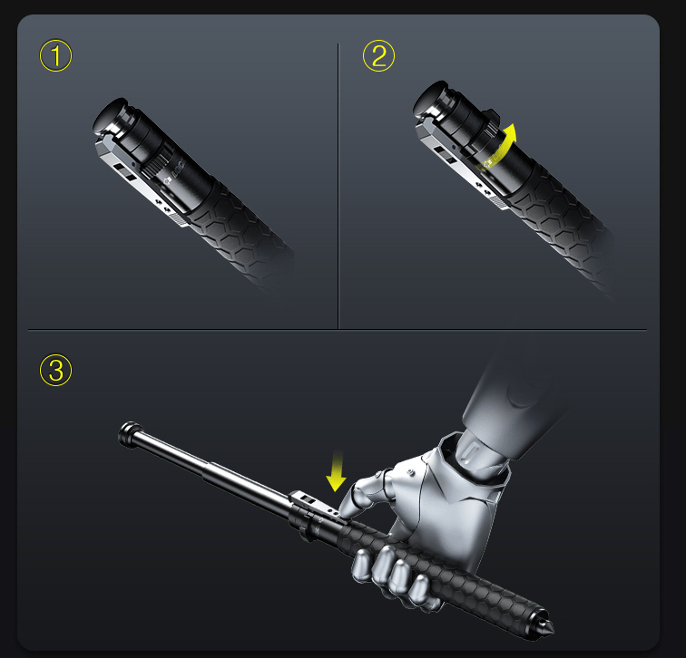 Guardian Trek Stick: Reliable Support & Security On The Go