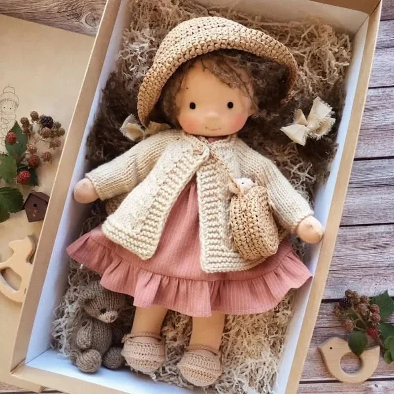 Handmade Plush Doll – Waldorf Style Elise Toy