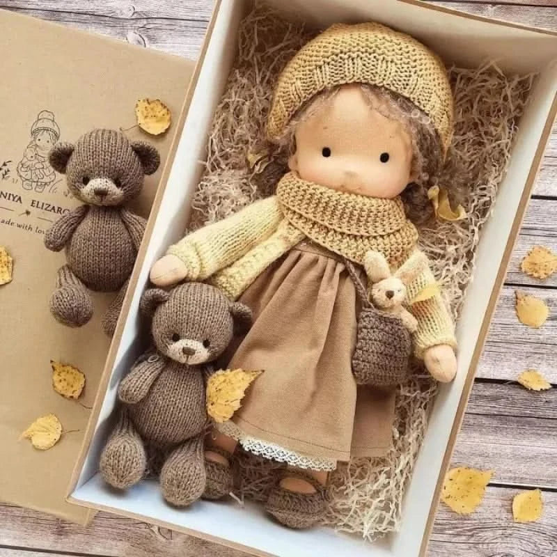 Handmade Plush Doll – Waldorf Style Elise Toy