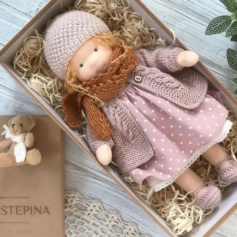 Handmade Plush Doll – Waldorf Style Elise Toy