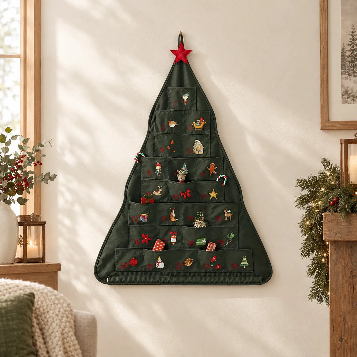 Hanging Advent Calendar Jollet