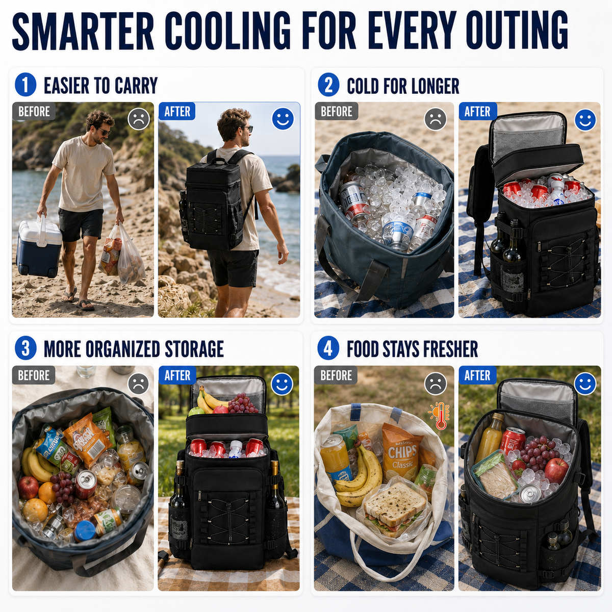Insulated Backpack Cooler