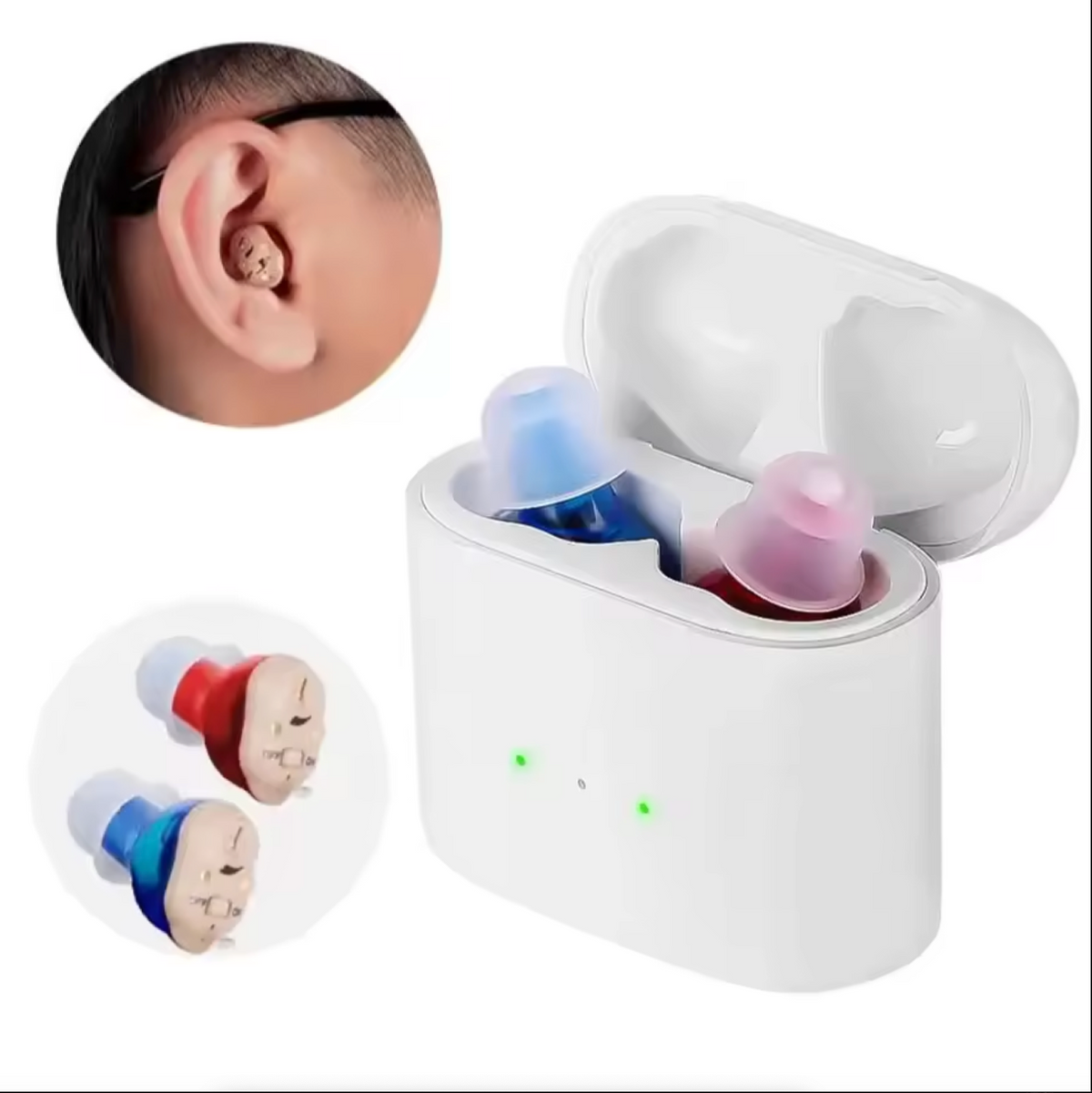 Invisible Rechargeable Hearing Aids