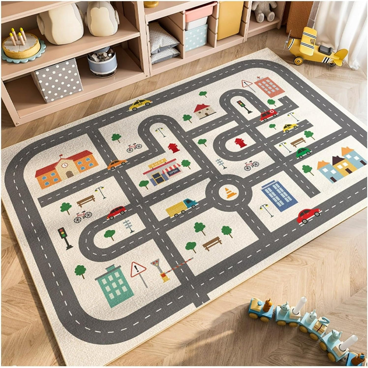 Kids Play Mat Educational Design Anti-Slip
