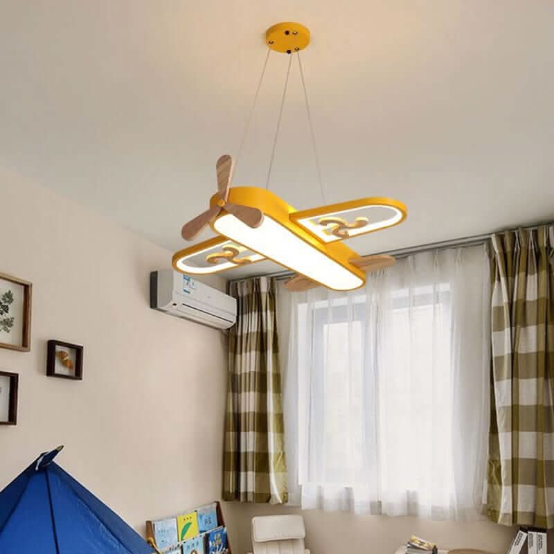 LED Airplane Ceiling Light for Kids Room with Remote